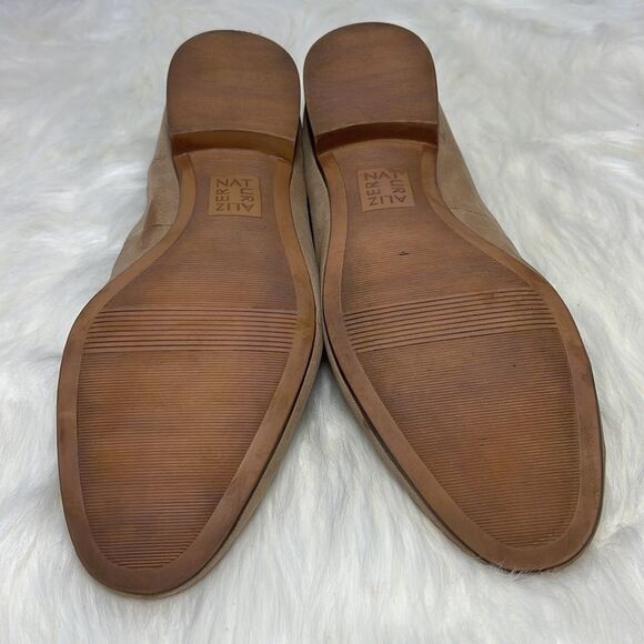 Naturalizer Juliette 2 Tan Suede Penny Loafer Flats Sz 8M - Picture 6 of 6